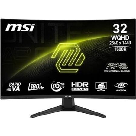 MSI MAG 321CQF E18 – 32” CURVED 2K 180Hz Gaming