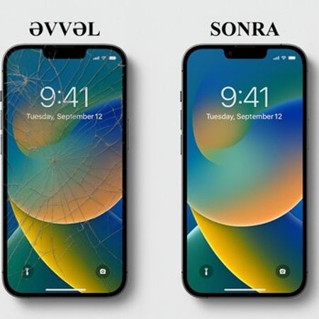 Apple iPhone ekran şüşələrinin dəyişimi – Texnika təmiri – ucuztap.az