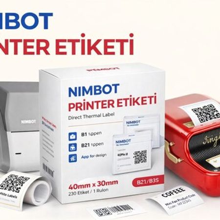 "Niimbot" printer etiketi
