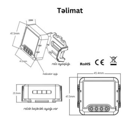 Ağıllı elektrik yandırıb-söndürmə modulu
