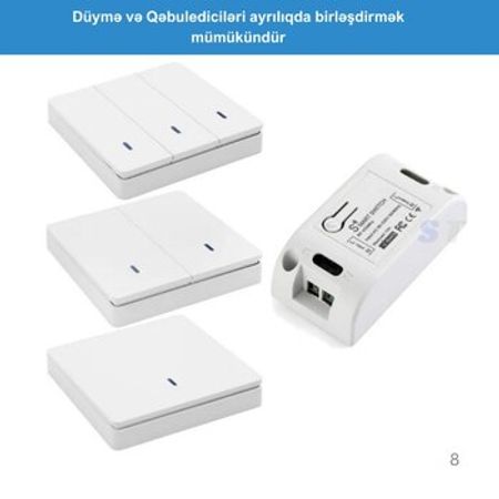 433MHz naqilsiz elektrik açarı