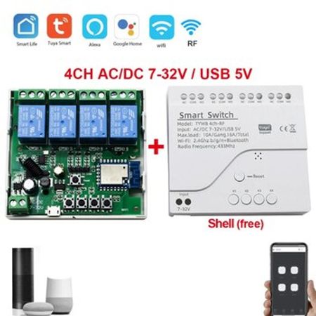 Ağıllı ZigBee Rele - 4 kanal