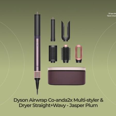 Dyson Airwrap Co-anda2x Multi-styler&Dryer Straight+Wavy-Jasper Plum