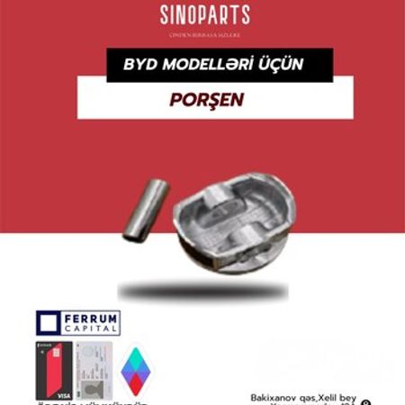 BYD Destroyer 05, BYD Qin Plus porşeni – Ehtiyat hissələri – ucuztap.az