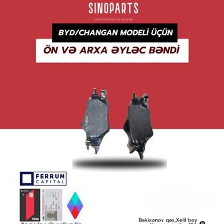 Changan A05/BYD Destroyer 05 ön və arxa əyləc bəndi – Ehtiyat hissələri – ucuztap.az