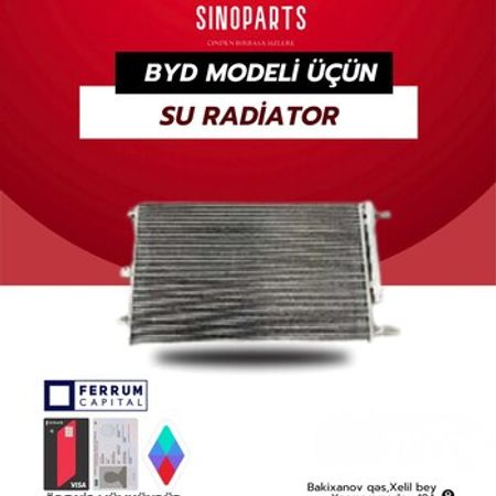 BYD Destroyer 05, BYD Qin Plus su radiatoru – Ehtiyat hissələri – ucuztap.az