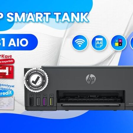 Printer HP Smart Tank 581 AIO (4A8D5A) – Ofis avadanlığı və istehlak – ucuztap.az