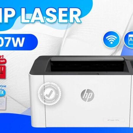 Printer HP Laser 107W – Ofis avadanlığı və istehlak – ucuztap.az