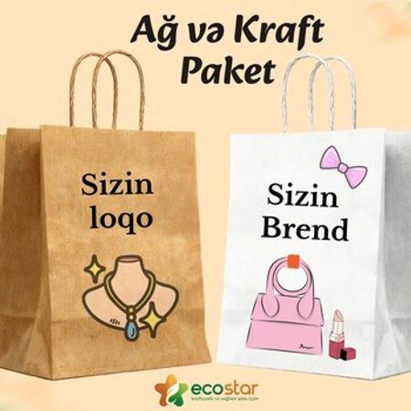 Çanta kraft və ağ – Biznes üçün avadanlıq – ucuztap.az