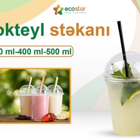 Kokteyl stəkanı (PET)