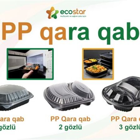 PP qara qab – Qab-qacaq və mətbəx ləvazimatları – ucuztap.az