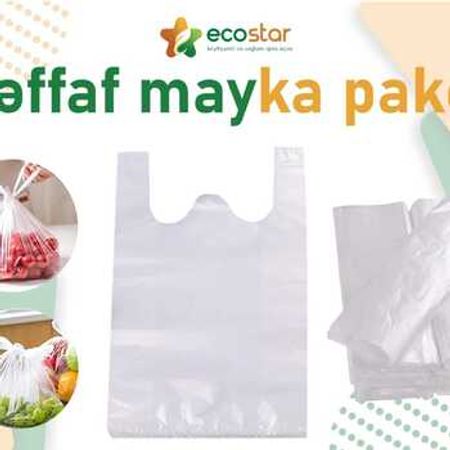 Şəffaf mayka salafan – Qab-qacaq və mətbəx ləvazimatları – ucuztap.az