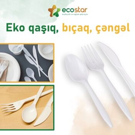 Eko çəngəl bıçaq qaşıq dəsti