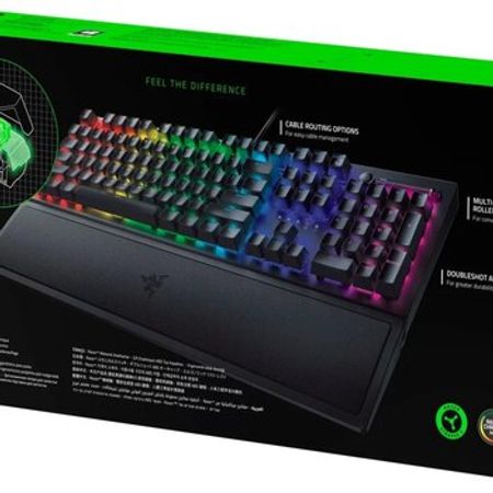 Klaviatura Razer BlackWidow V3 Green Switch Mechanical RZ03-0354