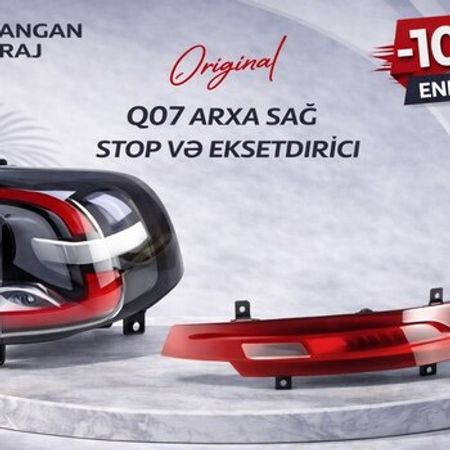 Changan Q07 stop və əksetdirici işıqları