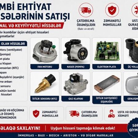 Kombi ehtiyat hissələri