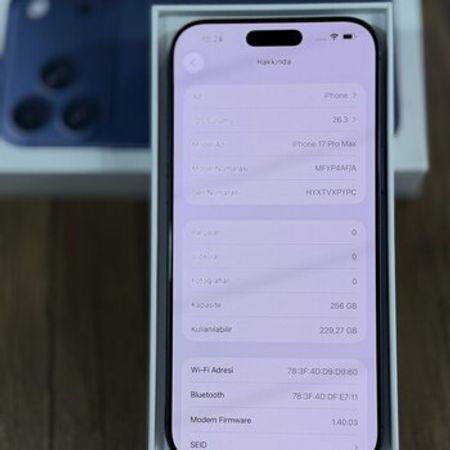 Apple iPhone 17 Pro Max Deep Blue 256GB/12GB