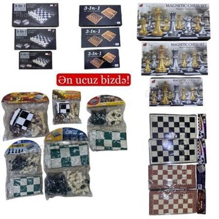 Şahmat, şaşki, nərd dəsti – Stolüstü oyunlar – ucuztap.az