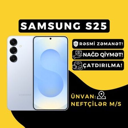 Samsung Galaxy S25 Icy Blue 256GB/12GB – Telefonlar – ucuztap.az