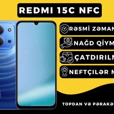 Xiaomi Redmi 15C Moonlight Blue 256GB/8GB – Telefonlar – ucuztap.az