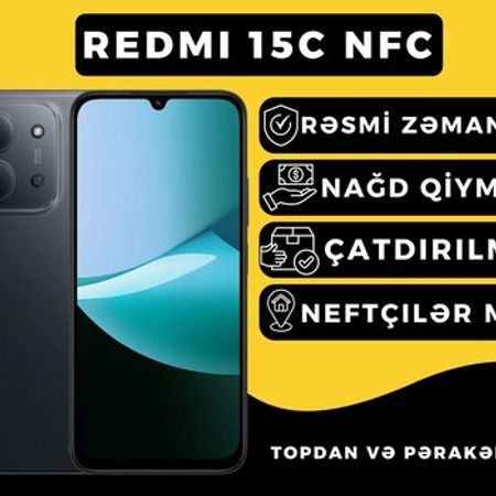 Xiaomi Redmi 15C Midnight Black 256GB/8GB – Telefonlar – ucuztap.az