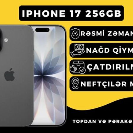 Apple iPhone 17 Black 256GB/8GB – Telefonlar – ucuztap.az