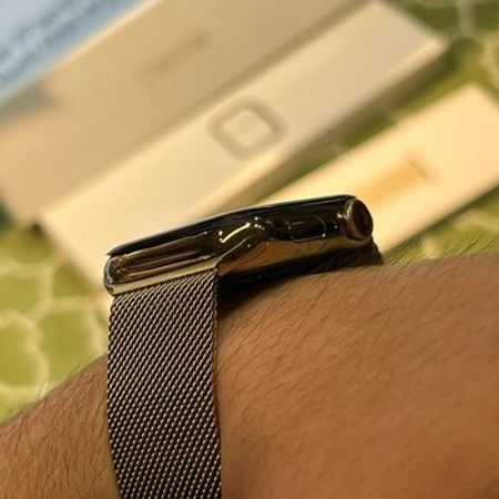 Apple Watch Series 7 Steel Cellular Gold 45mm