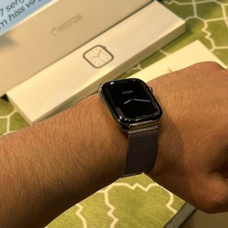 Apple Watch Series 7 Steel Cellular Gold 45mm