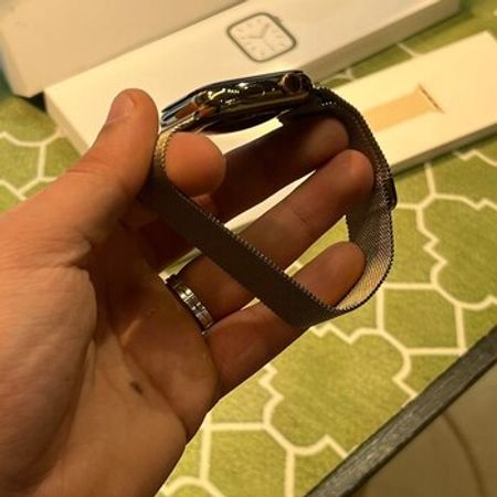 Apple Watch Series 7 Steel Cellular Gold 45mm