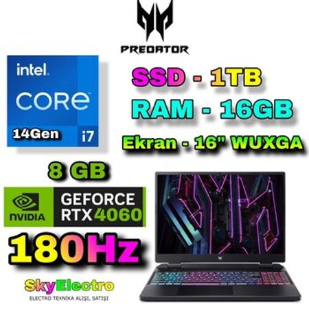 Acer PREDATOR HELIOS NEO 16 RTX 4060 8 GB Gaming