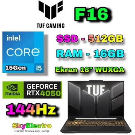 Asus TUF F16 FX607V RTX 4050 Gaming