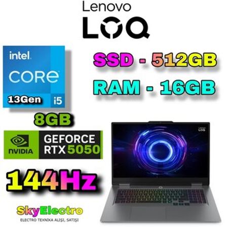 Lenovo LOQ 15IRX10 RTX 5050 Gaming – Noutbuklar və Netbuklar – ucuztap.az