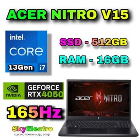 Acer NITRO V15 ANV15 RTX 4050 Gaming – Noutbuklar və Netbuklar – ucuztap.az