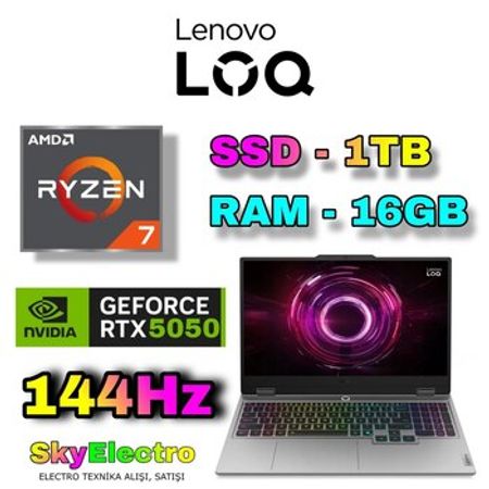 Noutbuk Lenovo LOQ 15AHP10 – Noutbuklar və Netbuklar – ucuztap.az
