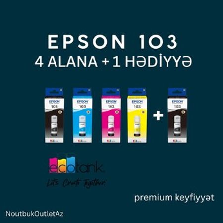 "Epson premium ink 103" mürəkkəbi