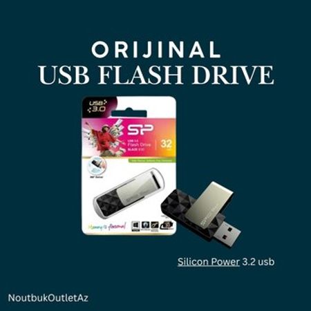 32GB Silicon Power Blaze B30 USB 3.2 Flashkart (Original)