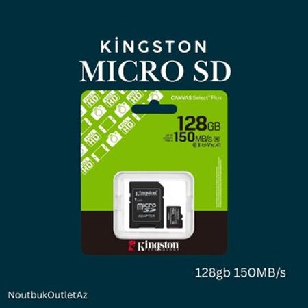 Kingston 128GB microSD Card Up to 150MB/s Class 10 V10
