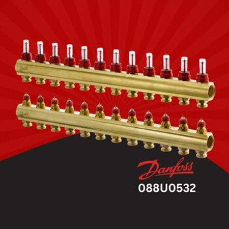 Şüşəli Kollektor Danfoss 12+12 088U0532 – Pəncərələr, qapılar, eyvanlar – ucuztap.az