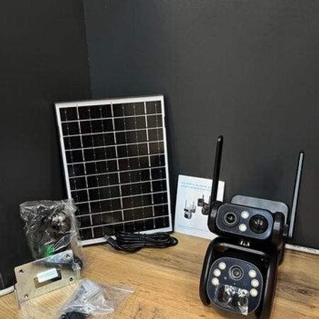 Simsiz 2 lens 4G sim kartlı kamera günəş