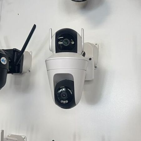 Wifi kamera 2 lensli PTZ kamera 2 lensi fırlanır