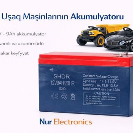 Uşaq avtomobili akkumulyatorları
