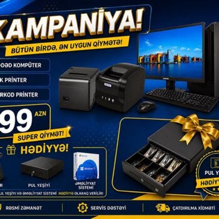 Kassa avadanlıqları dəsti – Biznes üçün avadanlıq – ucuztap.az