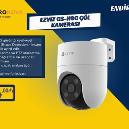 EZVIZ CS-H8C 4mm 2MP Çöl Üçün Wi-Fi Kamera