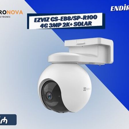 Solar təhlükəsizlik kamerası EZVIZ CS-EB8/SP-R100 4G 3MP 2K+
