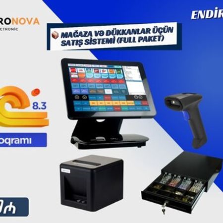 Mağaza və dükanlar üçün satış sistemi (Full)