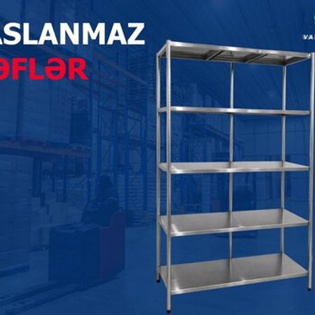 Paslanmayan rəflər