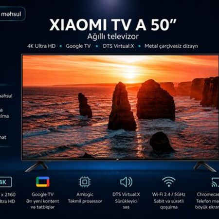 Televizor Xiaomi TV A 50" UltraHD 4K
