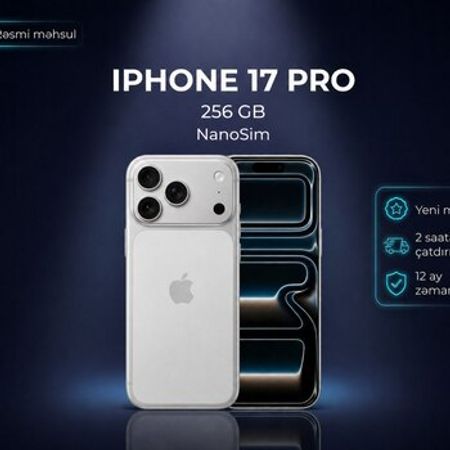 Apple iPhone 17 Pro Silver 256GB/12GB – Telefonlar – ucuztap.az