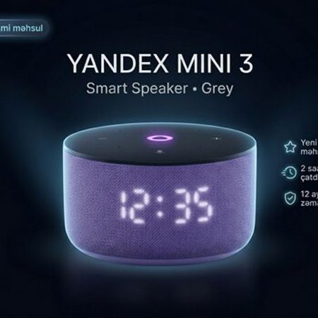 Ağıllı dinamik Yandex Station Mini 3 Lilac – Audio və video – ucuztap.az