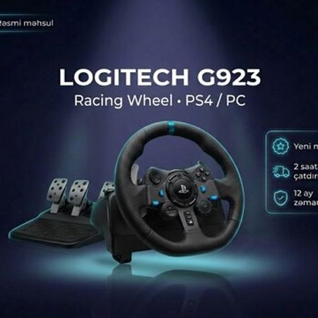 Logitech G923 sükan və pedallar – Oyunlar, pultlar və proqramlar – ucuztap.az